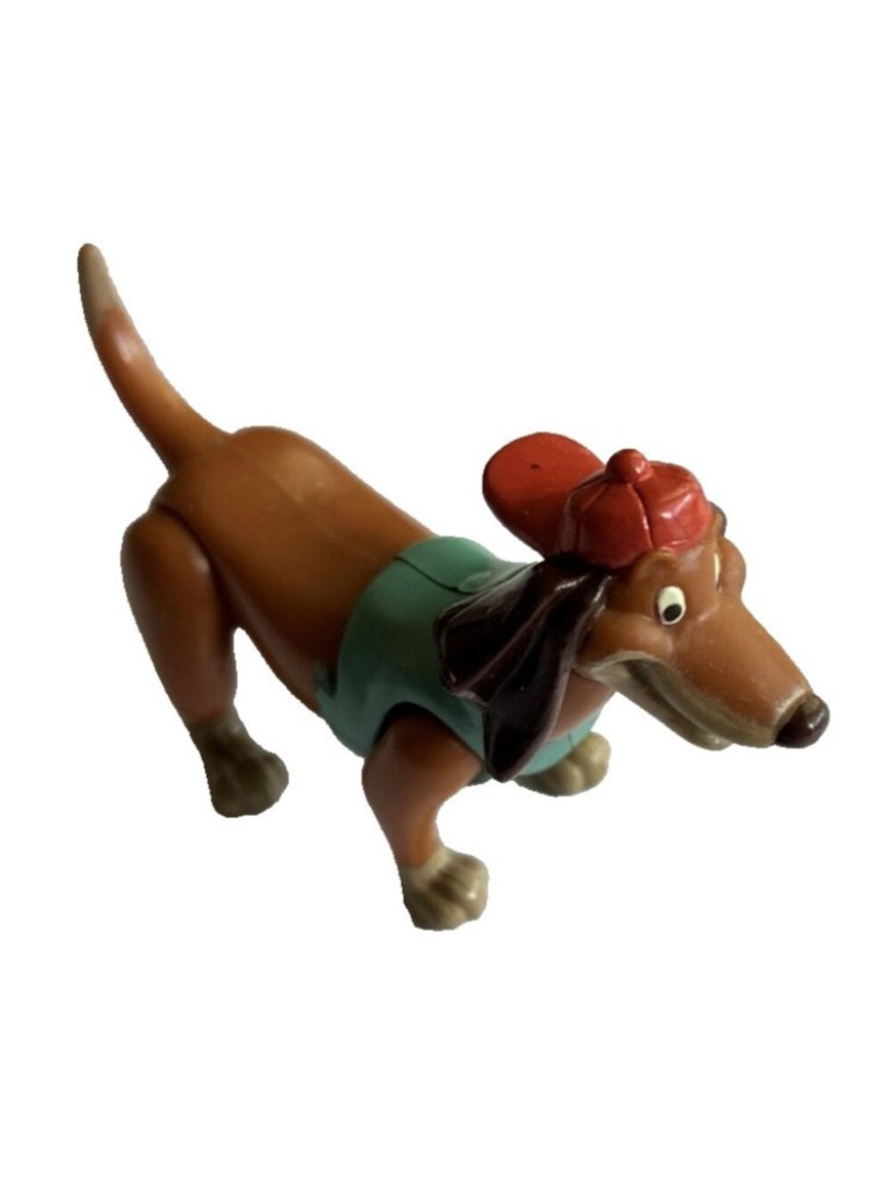 Vintage 1995 All Dogs Go To Heaven Itchy Dachshund Subway Kids Pak Toy